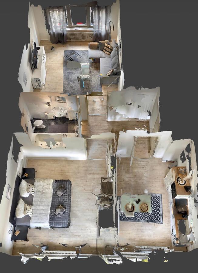 One Bed And One Sofa Bed, Self Check In, Invoice Apartment Monchengladbach Bagian luar foto